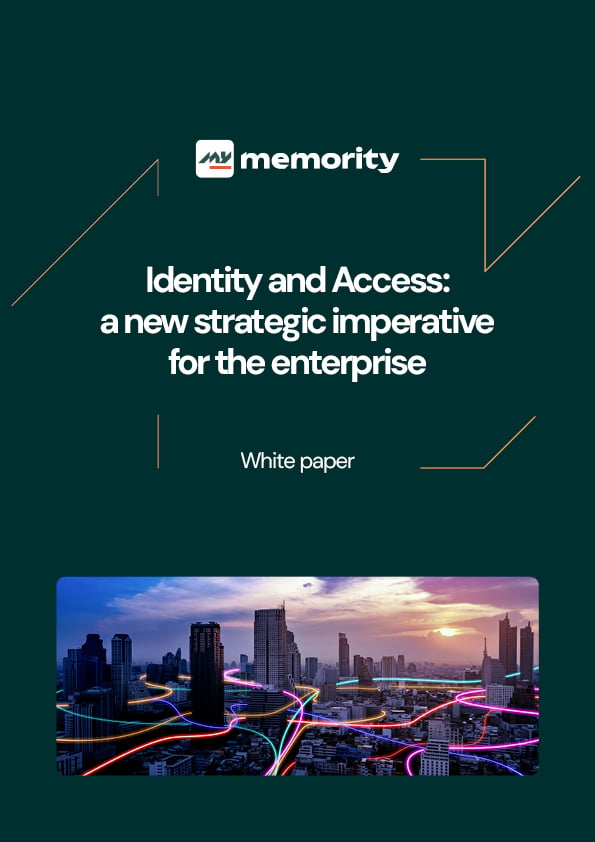 Cover of the Memority white paper on identity and access